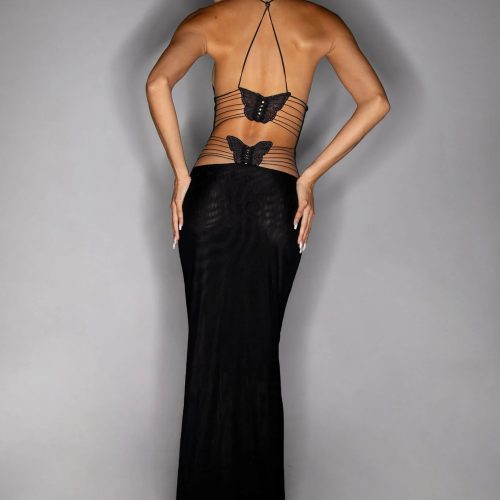 GIA13930 ELLERY DRESS BLACK BACK