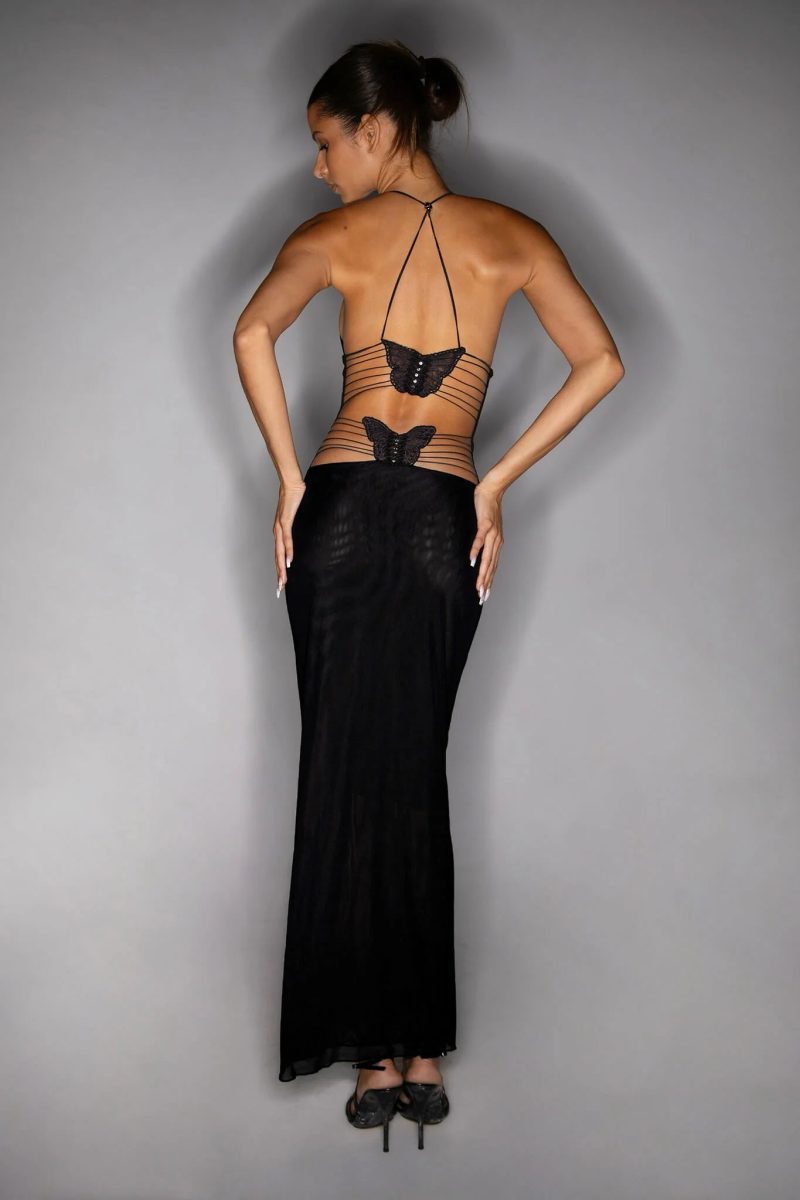 GIA13930 ELLERY DRESS BLACK BACK