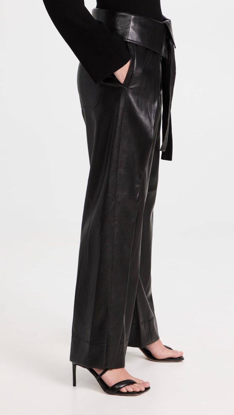 a l c emilio faux leather pants 34786093236383