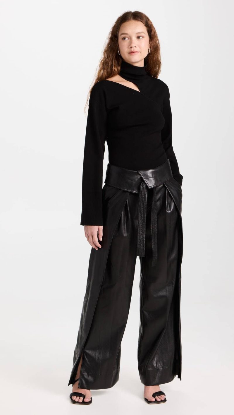 a l c emilio faux leather pants 34786093269151