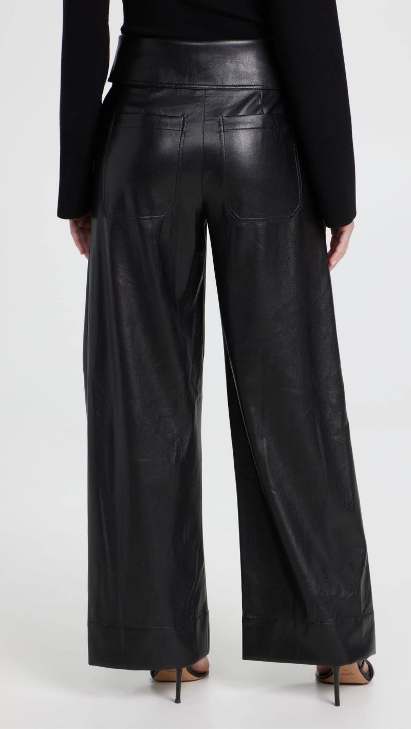 a l c emilio faux leather pants 34786093400223