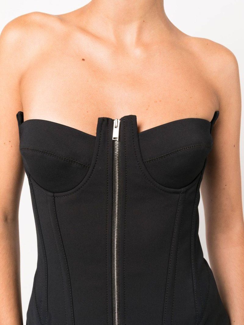 dion lee double arch bustier minidress 34785929363615