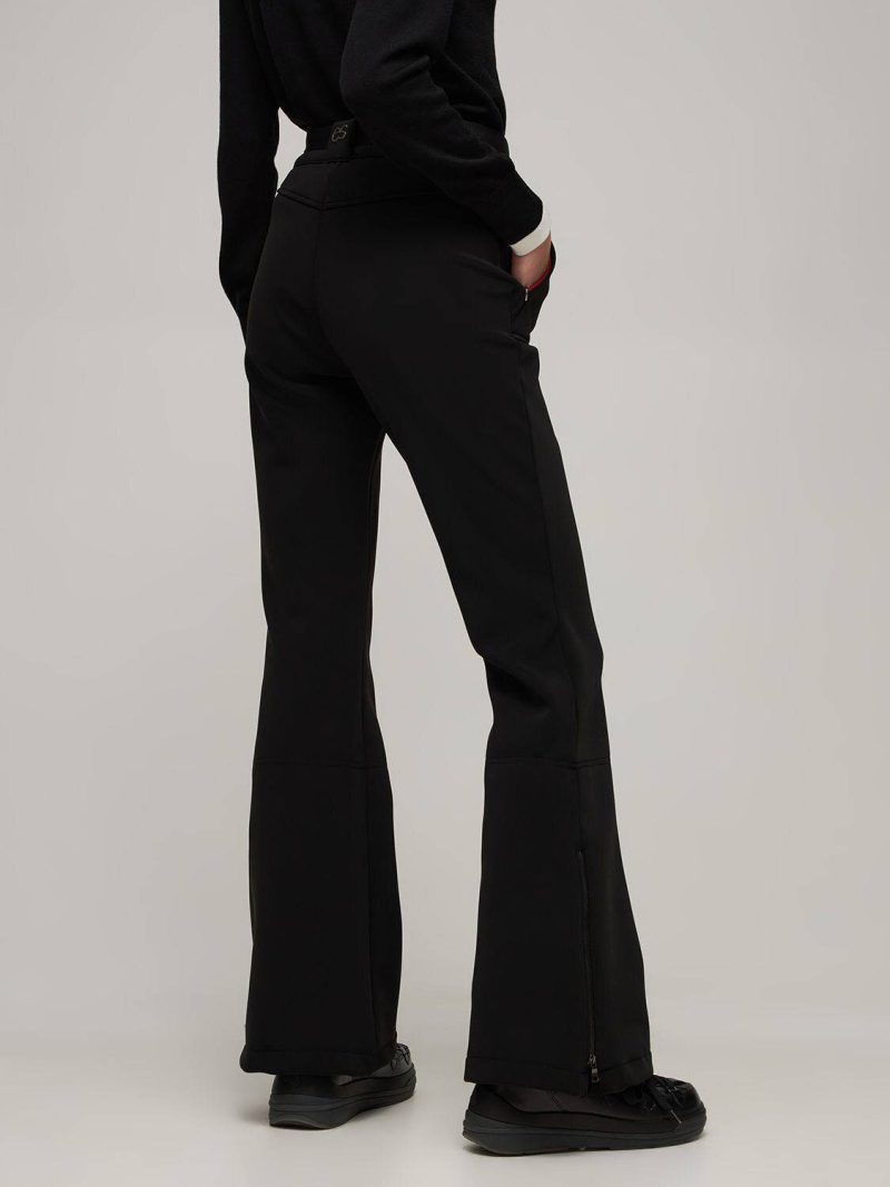 erin snow zola belted bootcut ski pants in black 34464818495647