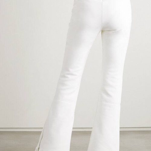 erin snow zola belted bootcut ski pants in snow 34464813383839