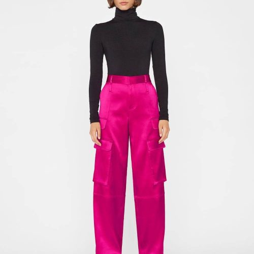 frame magenta blazer and pants set 34398020960415