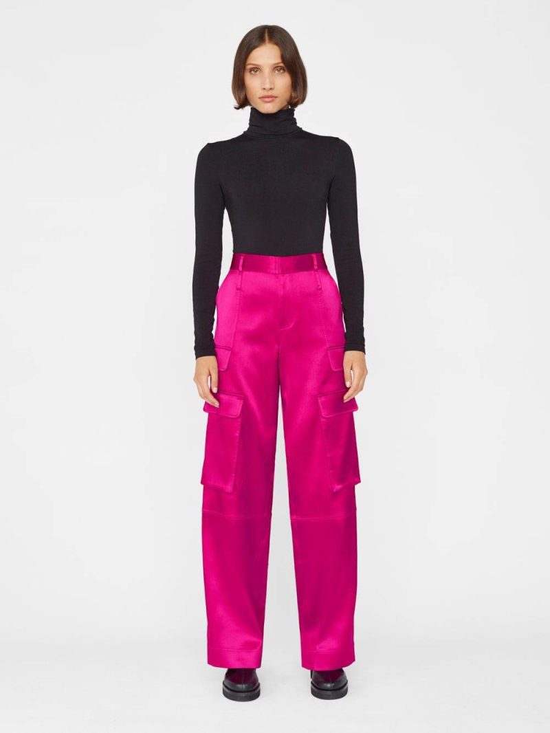 frame magenta blazer and pants set 34398020960415