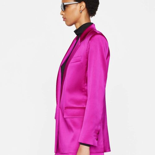 frame magenta blazer and pants set 34398021058719