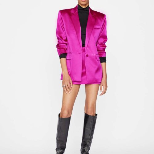 frame magenta blazer and pants set 34398021157023