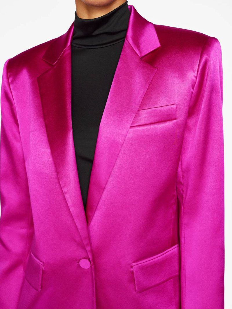 frame magenta blazer and pants set 34398021189791