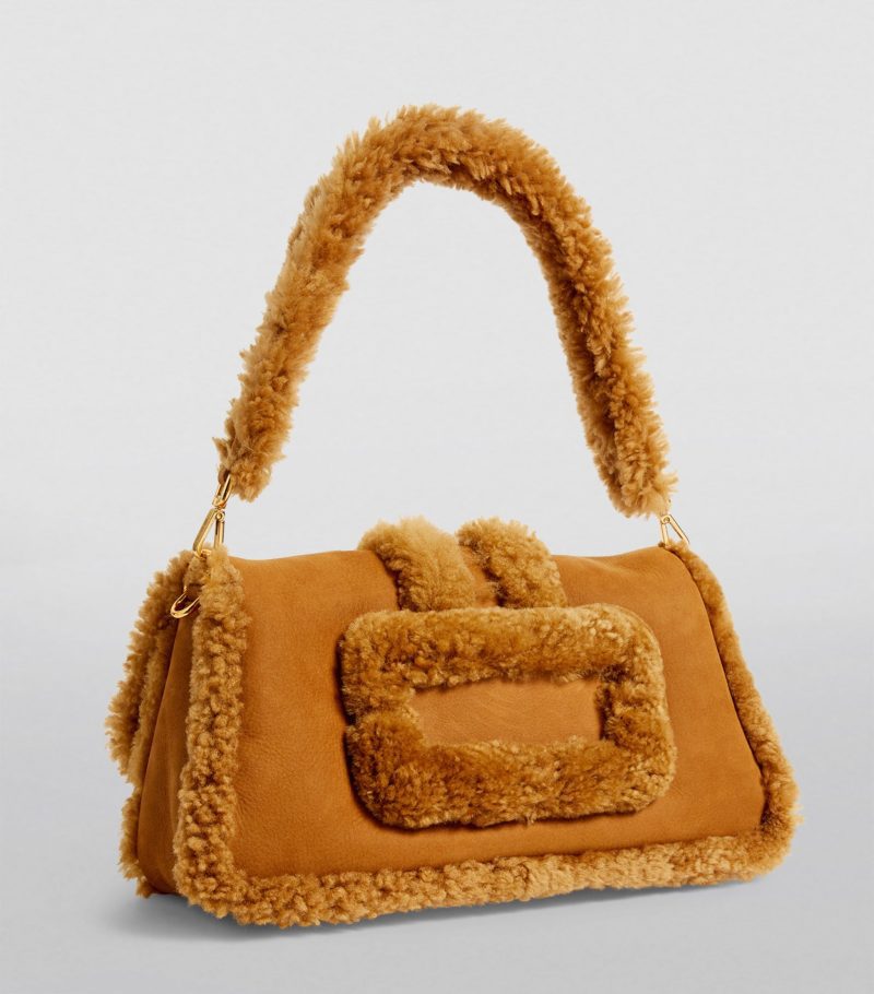 jacquemus suede shearling le bambimou shoulder bag 20531519 46688971 2048