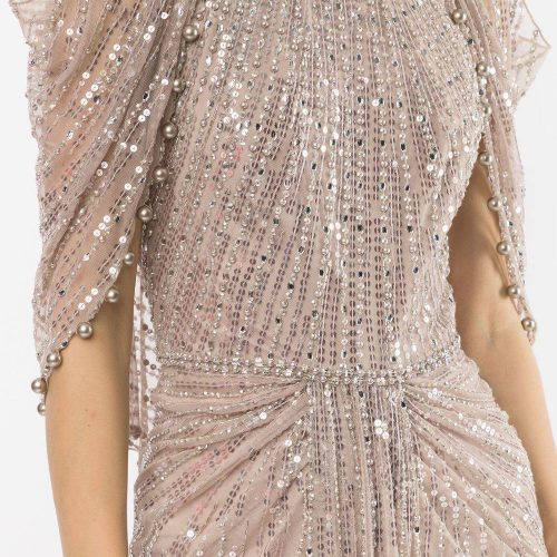 jenny packham beaded sequin embellished gown 34224240984223