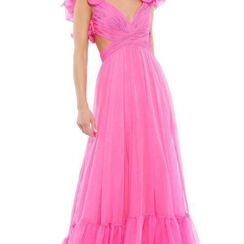 mac duggal v neck long dress 35606709665951