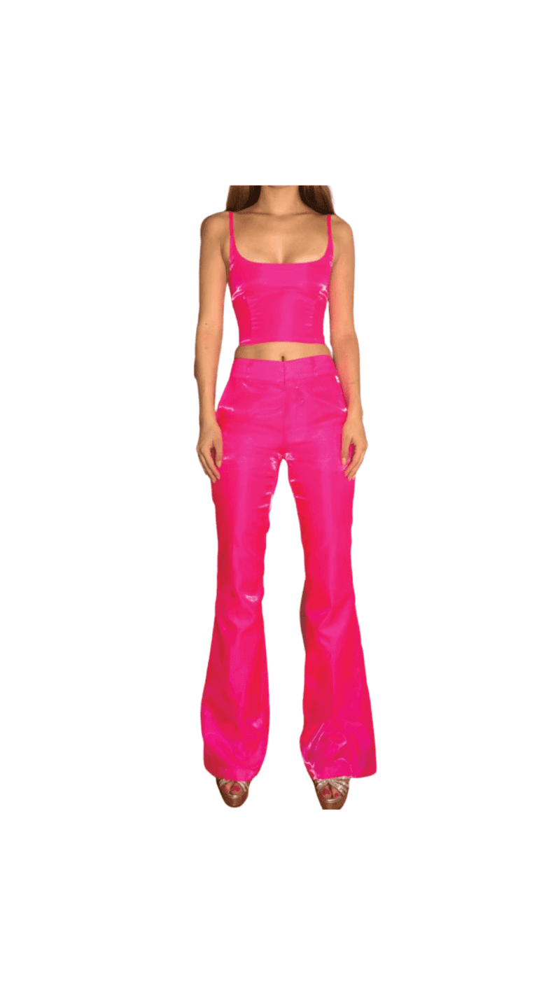 mia vesper liquid pink flare pant 34414196457631