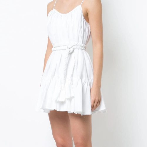 rhode resort White Rope Tie Dress 1