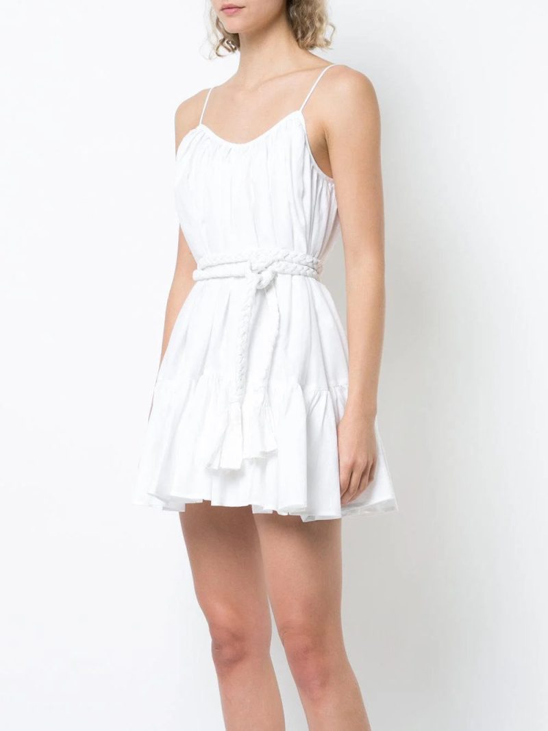 rhode resort White Rope Tie Dress 1