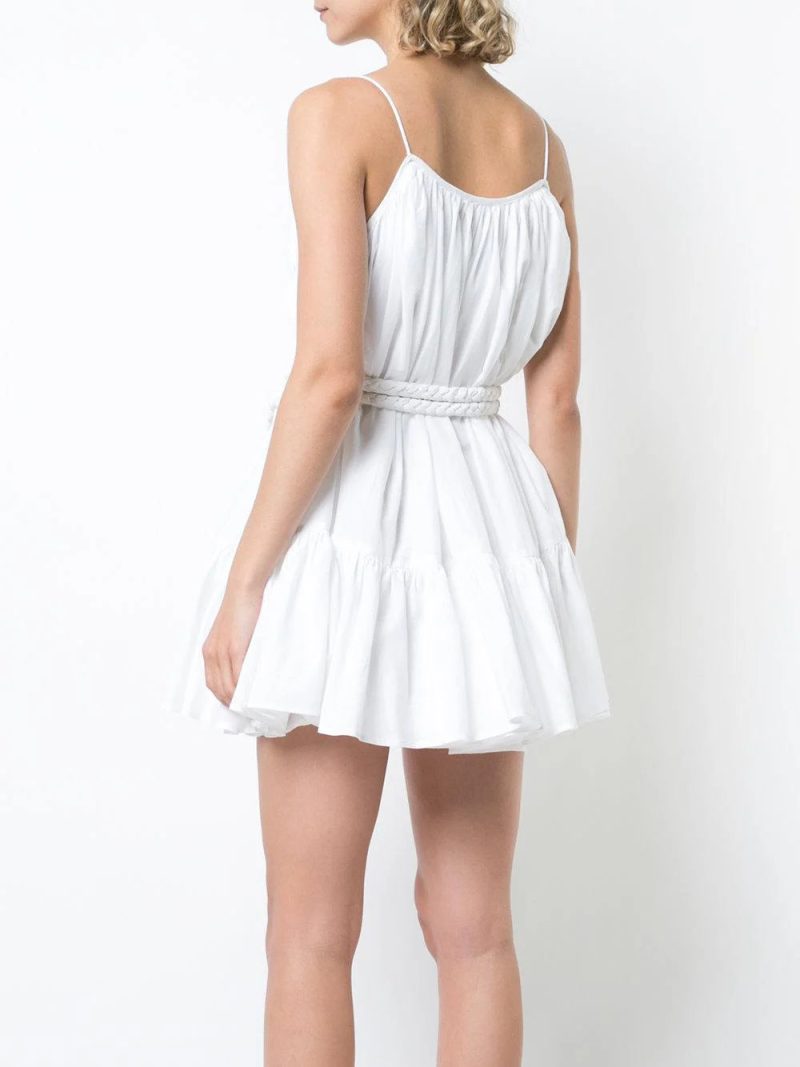 rhode resort White Rope Tie Dress 2