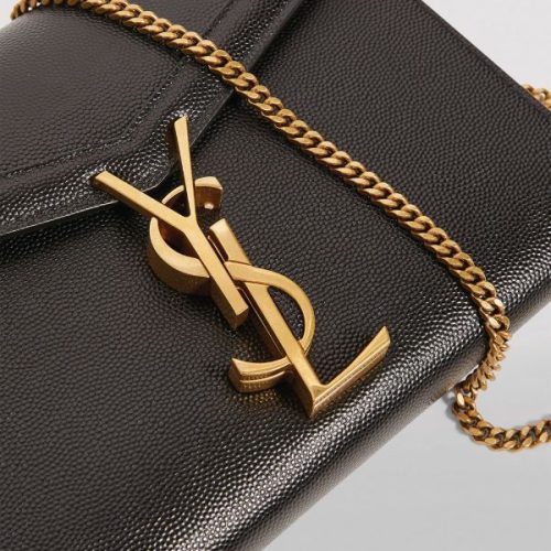 saint laurent leather cassandra chain wallet 15723796 28461380 600