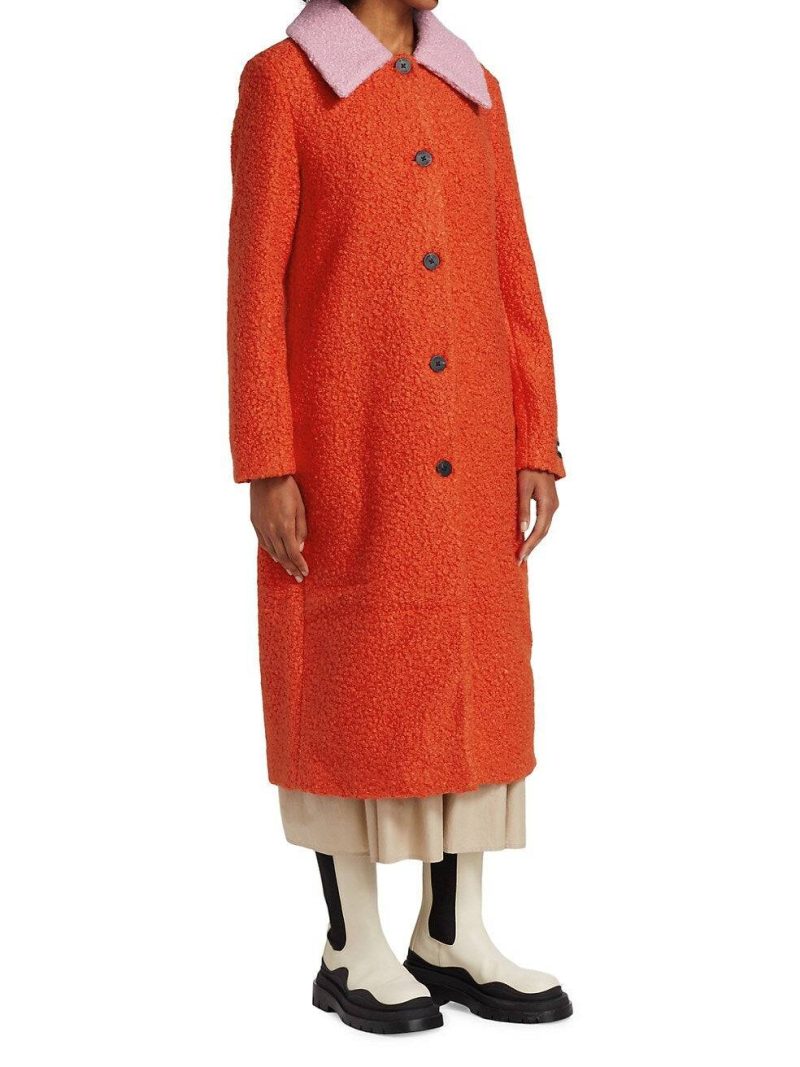 staud frankie tailored boucle coat 34397982720159